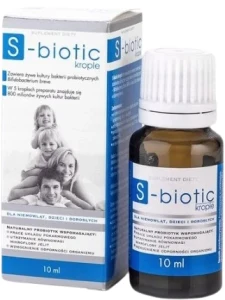 S-Lab S-biotic krople 10 ml - Równowaga Mikroflory Jelit