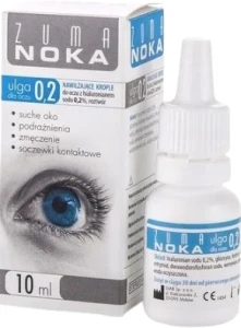 S-Lab Zuma Noka 0,2 10ml - Dla Osób z Soczewkami Kontaktowymi i Zmęczonych Oczu 