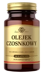 Solgar Olejek czosnkowy 100 kapsułek - Odporność Krążenie i Serce