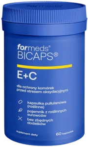 ForMeds BICAPS E+C 60 kapsułek Witamina E Witamina C Odporność Antyoksydant