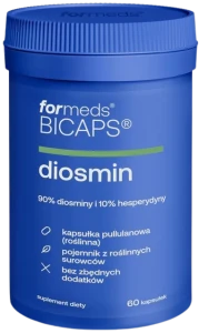 ForMeds BICAPS DIOSMIN Działanie przeciwobrzękowe Naczynia krwionośne