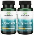 Zestaw 2x AjiPure L-Tyrozyna L-Tyrosine 500mg 60kaps, Swanson