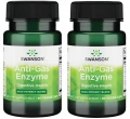 Zestaw 2x Anti-Gas Enzyme 90 kaps, Swanson