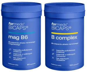 Zestaw BICAPS MAG B6 + BICAPS B COMPLEX, ForMeds