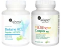Zestaw Betaina HCL, Pepsyna 650/150 mg x 100 kapsułek, + MULTI Enzyme Complex PRO x 90 VEGE kapsułek, Aliness