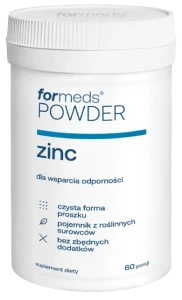 ForMeds POWDER ZINC 60 porcji – Cynk Odporność Skóra