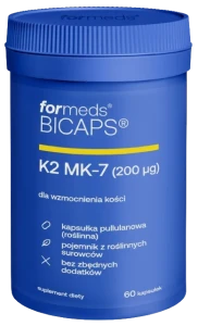ForMeds BICAPS K2 MK-7 60 kapsułek – Kości Wapń Układ Krąż