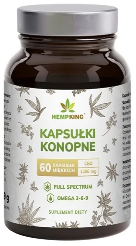 Kapsułki konopne CBD 1200mg - 60 sztuk, Biowen.webp