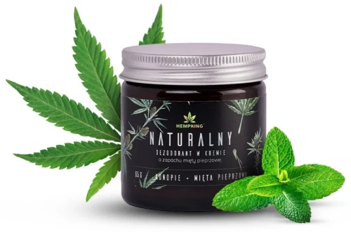 Naturalny dezodorant konopny z CBD i miętą pieprzową 65g, Biowen.webp