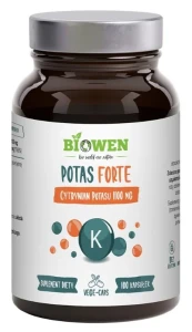 Biowen Potas Forte 100 kapsułek - Ciśnienie Krwi Układ Nerwowy Mięśnie