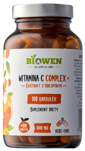 Witamina C Complex + 100 kapsułek, Biowen.webp