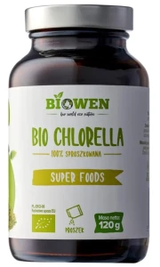 Biowen BIO Chlorella 120g - Oczyszczenie Detoksykacja Trawienie