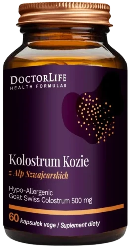 Kolostrum Kozie 500 mg 60 kaps, Doctor Life.webp