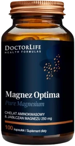 Doctor Life Magnez Optima 100 kapsułek - Układ Nerwowy Odporność Mięśnie