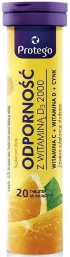 Protego Odporność z Witaminą D3 2000, Salvum.webp