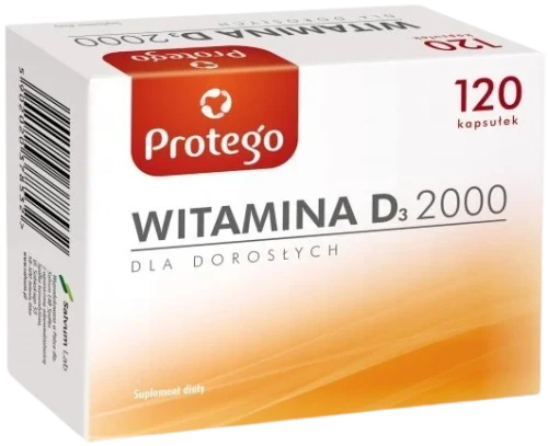 Protego Witamina D 2000 x 120 kapsułek, Salvum.webp