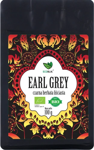 EKOBLIK Herbata czarna EARL GREY liściasta EKO, Aliness