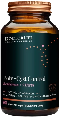 Poly-Cyst Control 90 kaps na Zespół Jajników Policystycznych, Doctor Life