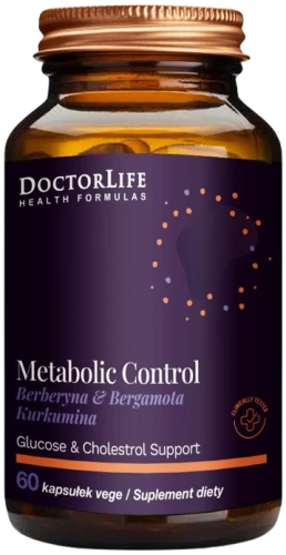 Metabolic Control 60 kap Berberyna, Bergamota, Kurkumina, Doctor Life