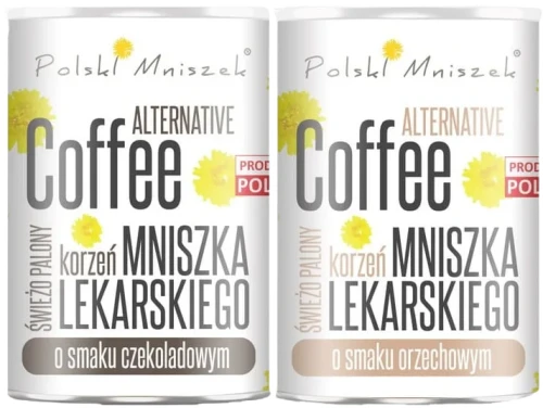 Zestaw 2 kaw alternatywnych (czekoladowa+orzechowa), Polski Mniszek.webp