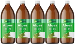 5 x Aloes z miąższem 1L, EkaMedica