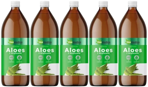 5 x Aloes z miąższem 1L, EkaMedica.webp