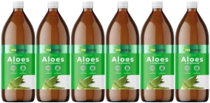 6 x Aloes z miąższem 1L, EkaMedica