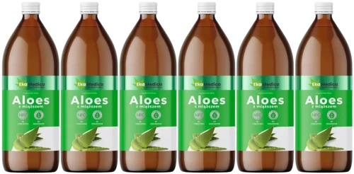 6 x Aloes z miąższem 1L, EkaMedica.webp