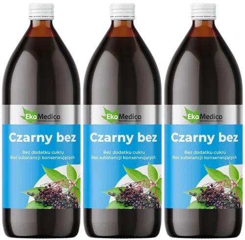 3 x Czarny Bez 0,5L, EkaMedica.webp