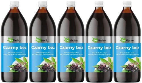 5 x Czarny Bez 0,5L, EkaMedica.webp