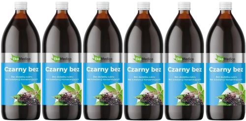 6 x Czarny Bez 0,5L, EkaMedica.webp