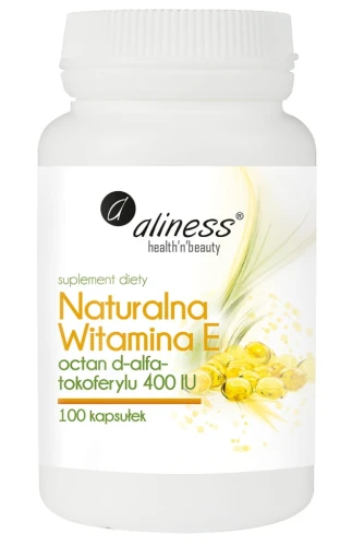 Naturalna witamina E 400IU Aliness