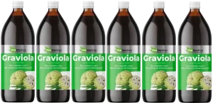 Zestaw 6x EkaMedica Graviola 1L - Antyoksydant Odporność