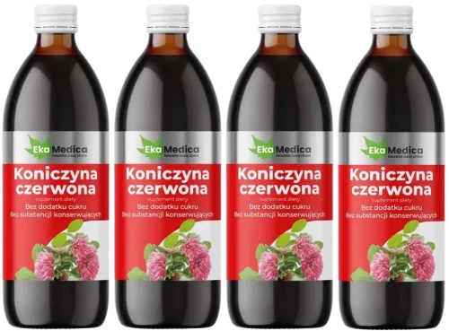 4 x Koniczyna czerwona 0,5L, EkaMedica.webp