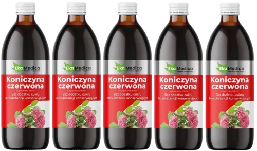 5 x Koniczyna czerwona 0,5L, EkaMedica.webp