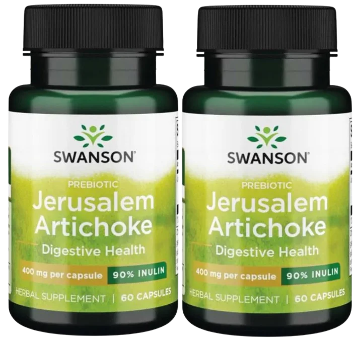 Топинамбур Swanson Full Spectrum Jerusalem Artichoke, 400 мг, 2 упаковки по 60 капсул