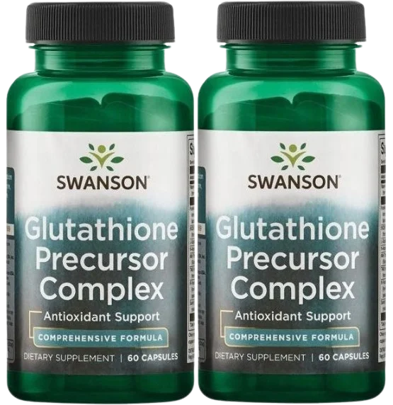 Комплекс предшественников глутатиона Swanson Glutathione Precursor Complex, 2 упаковки по 60 капсул