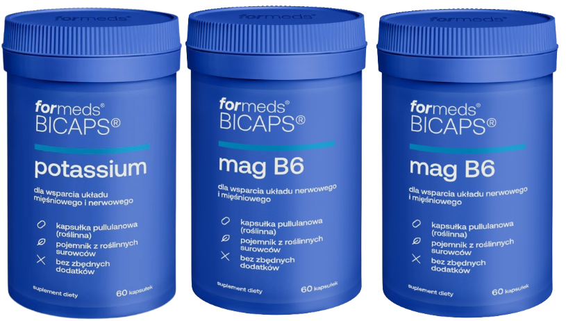Набор ForMeds Bicaps Mag B6 и Potassium, магний, B6 и калий, капсулы