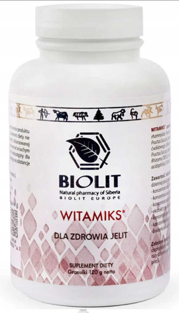 Комплекс Biolit Witamiks, с лактобактериями и соками ягод, гранулы, 120 г