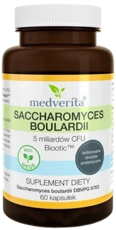 Пробиотик Medverita Saccharomyces Boulardii 5 млрд КОЕ, 60 капсул
