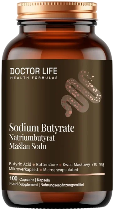 Бутират натрия Doctor Life Maslan Sodu 1000 мг, капсулы для кишечника