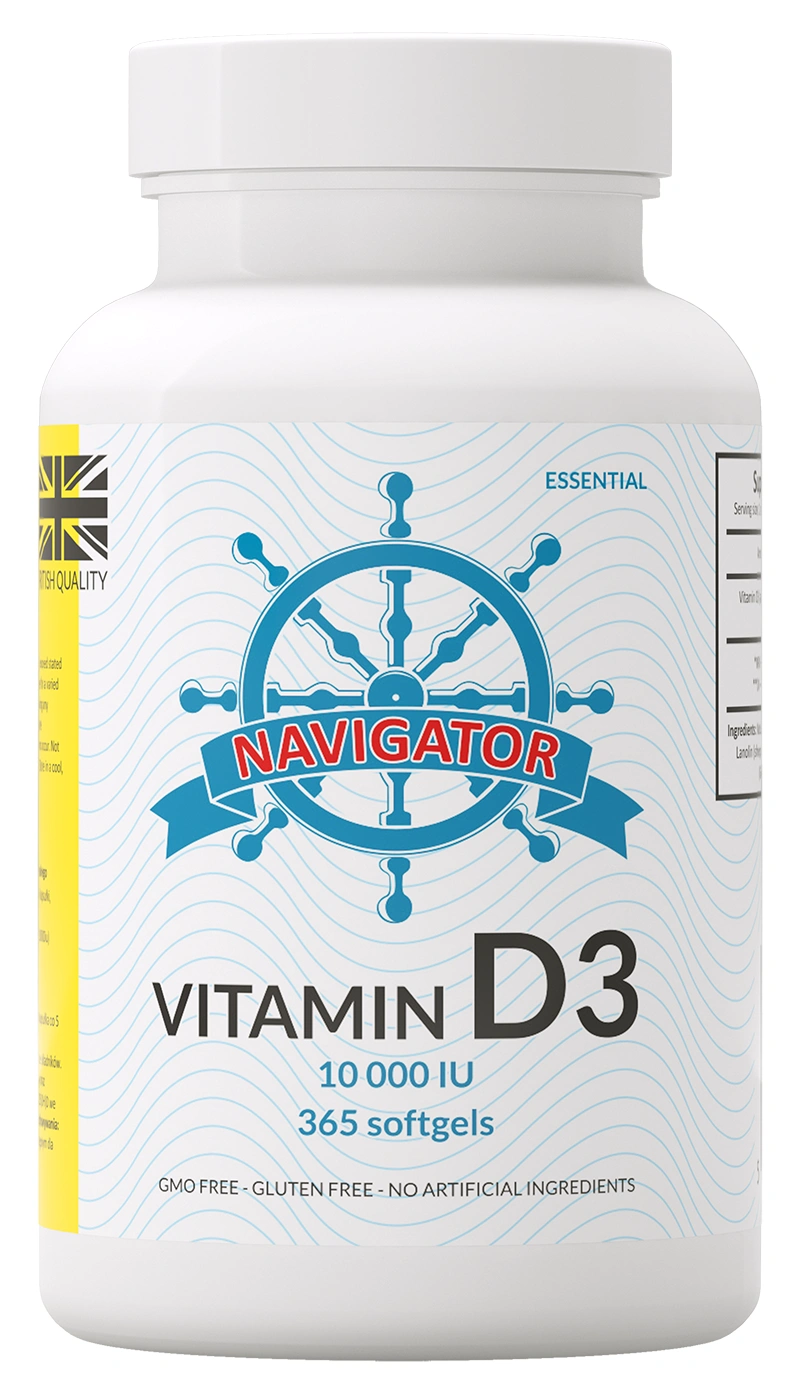 Витамин D3 Navigator 10 000 МЕ, 365 капсул