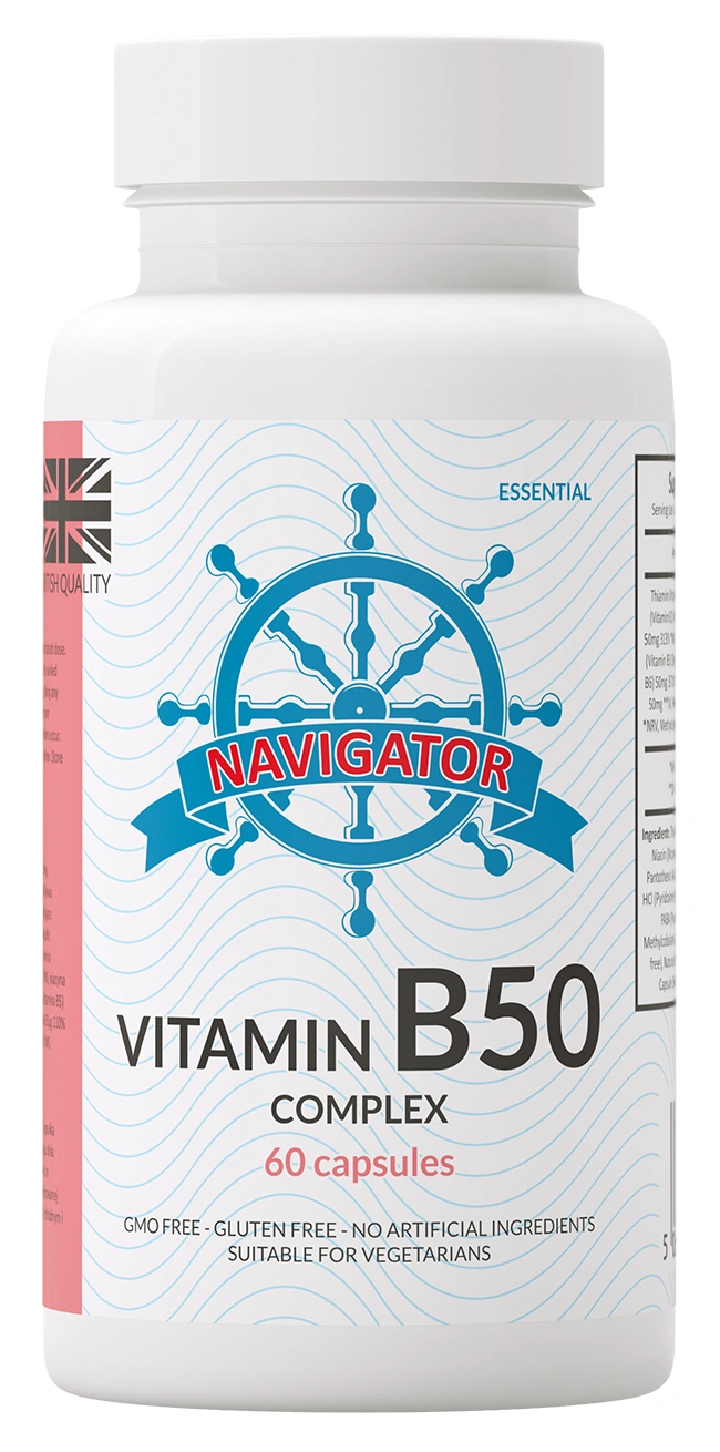 Витамины группы B Navigator B50 Complex Vege, 60 капсул