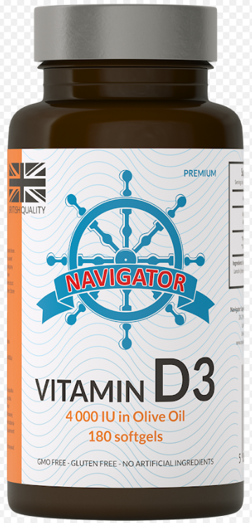 Витамин D3 Navigator 4000 МЕ, 180 мягких капсул