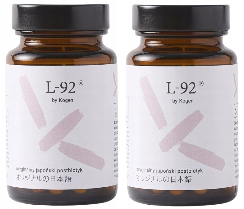 Постбиотик Kogen L-92, Lactobacillus acidophilus, с 4 лет, 2 упаковки по 30 капсул