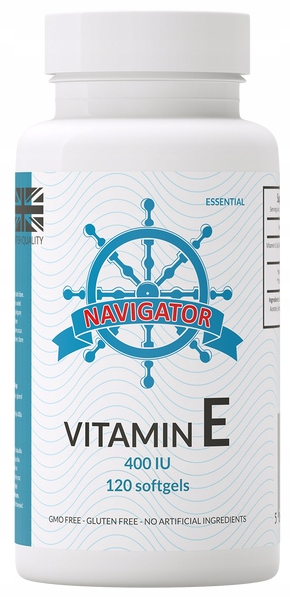 Витамин E Navigator 400 МЕ, 120 капсул