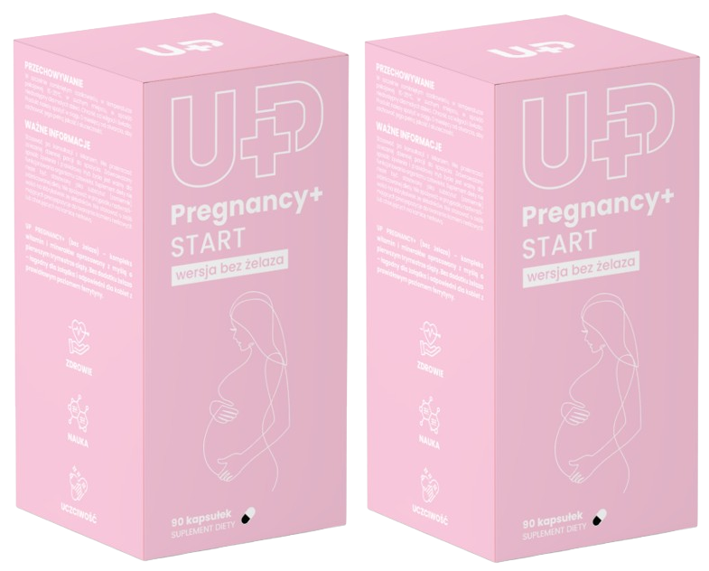 Комплекс для беременных UP Health Pharma UP Pregnancy+ Start, первый триместр, 2 упаковки по 90 капсул