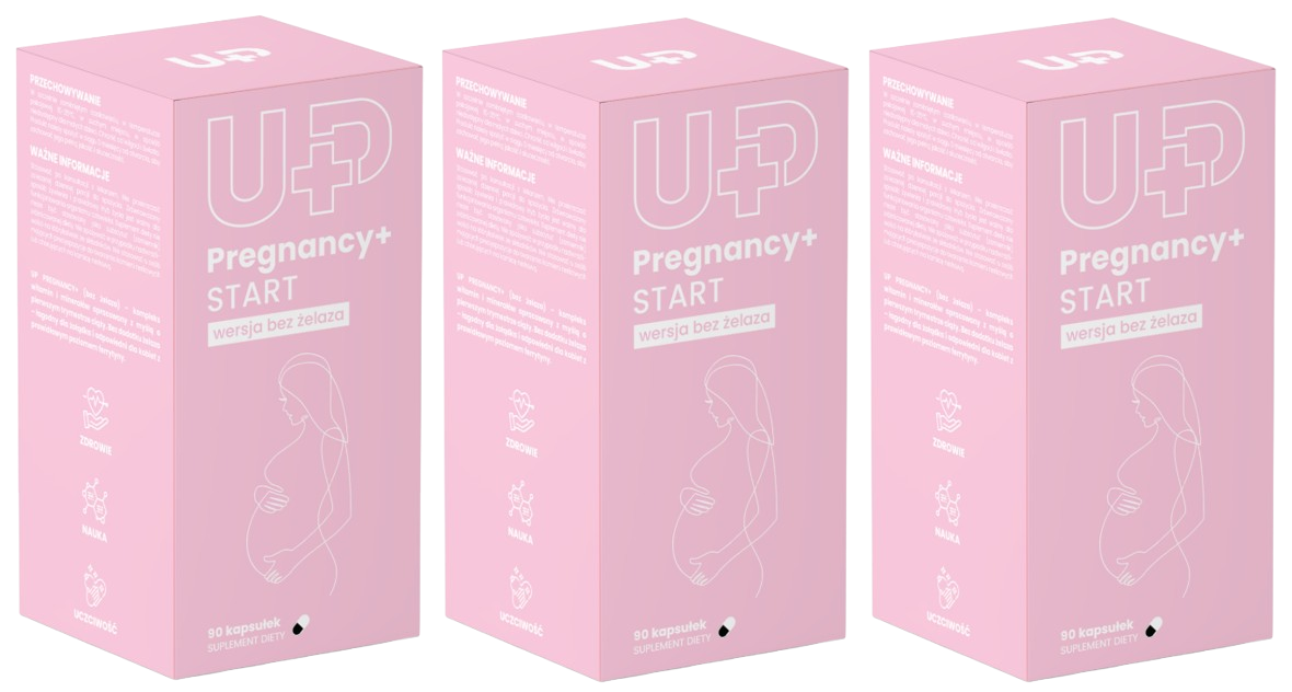 Комплекс для беременных UP Health Pharma UP Pregnancy+ Start, первый триместр, 3 упаковки по 90 капсул