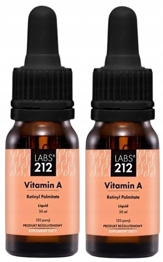 Витамин A Labs212 Vitamin A Liquid, капли, набор 2 упаковки по 30 мл