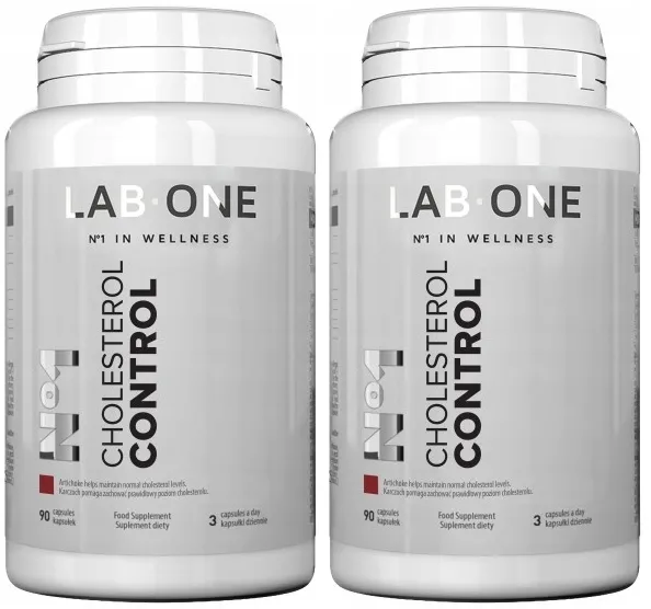 Растительный комплекс Lab One N1 Cholesterol Control, артишок и экстракт оливы, капсулы, 2 упаковки